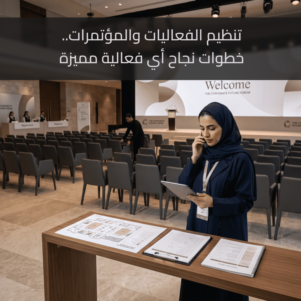 تنظيم الفعاليات والمؤتمرات